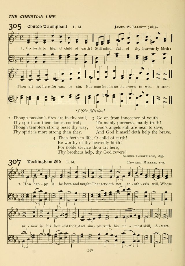 The Pilgrim Hymnal page 240