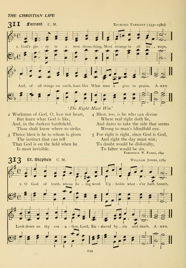 The Pilgrim Hymnal page 244