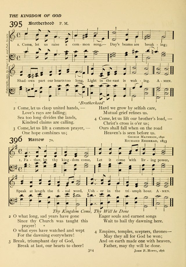 The Pilgrim Hymnal page 314