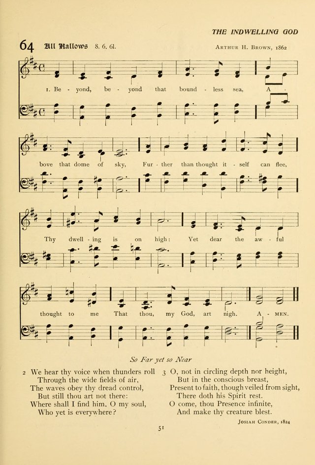 The Pilgrim Hymnal page 51
