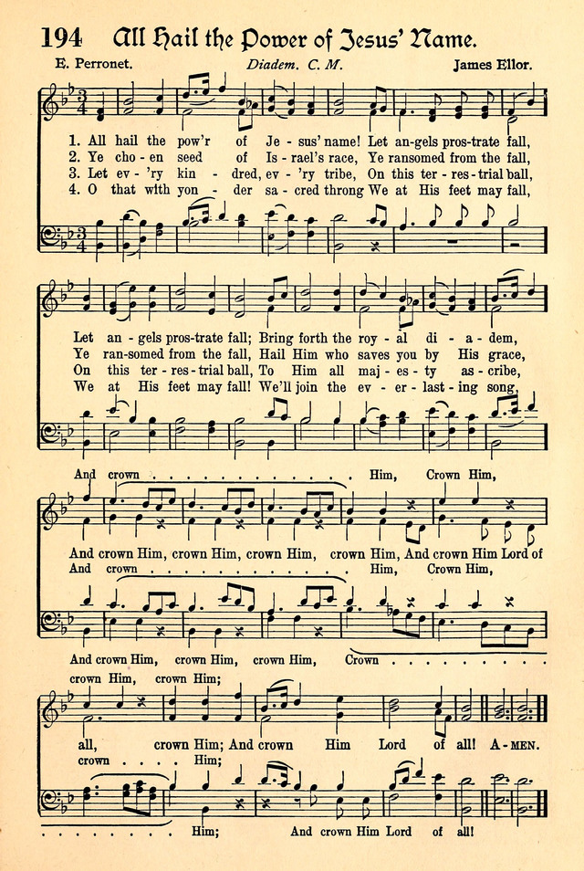 The Popular Hymnal page 151