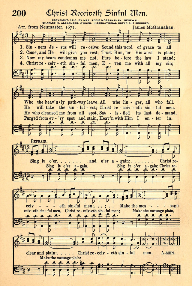 The Popular Hymnal page 157