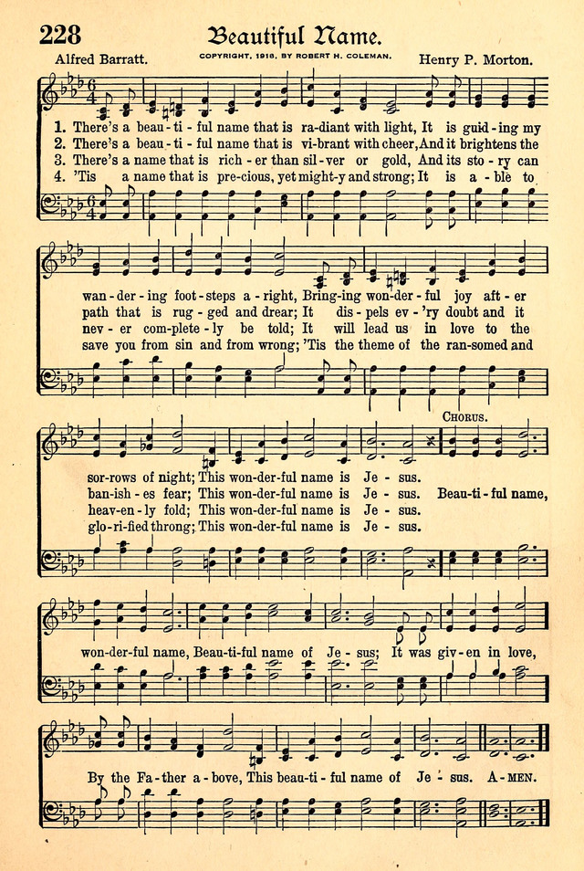 The Popular Hymnal page 185