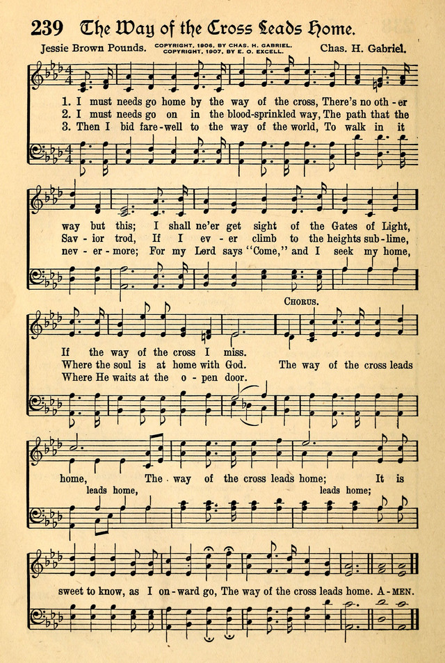 The Popular Hymnal page 196