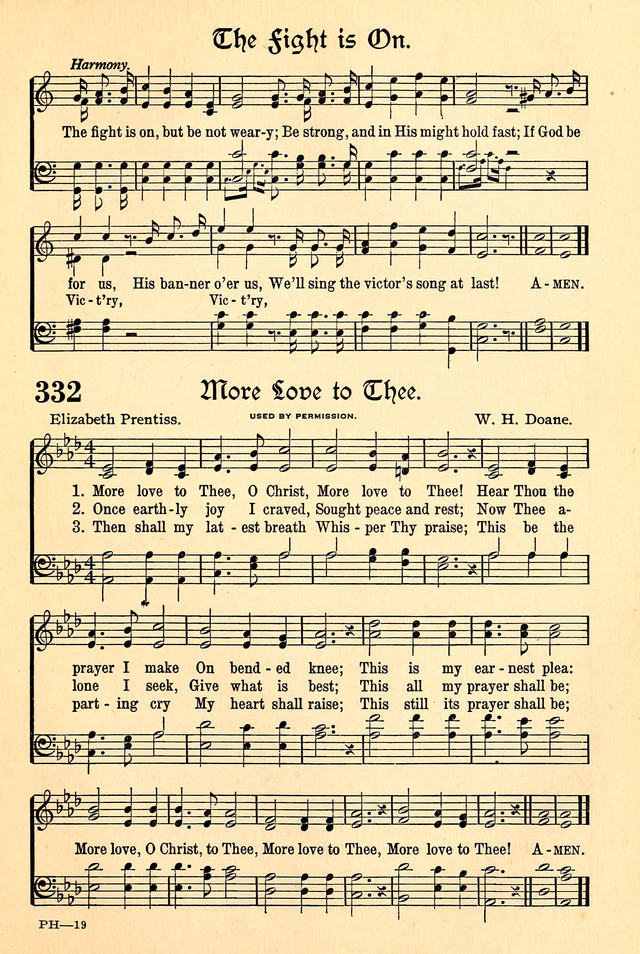 The Popular Hymnal page 287
