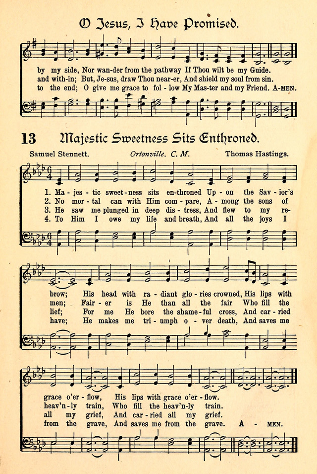 The Popular Hymnal page 9
