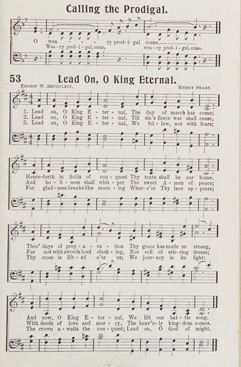 Premier Hymns: Selections for the Church, the Sunday School, young people