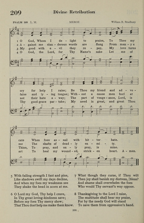 The Psalter Hymnal: The Psalms and Selected Hymns page 200