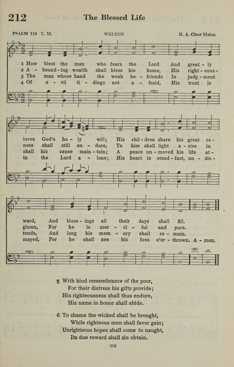 The Psalter Hymnal: The Psalms and Selected Hymns page 203