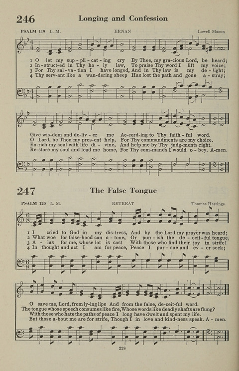 The Psalter Hymnal: The Psalms and Selected Hymns page 228