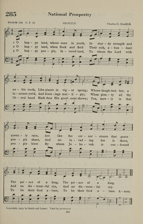 The Psalter Hymnal: The Psalms and Selected Hymns page 261