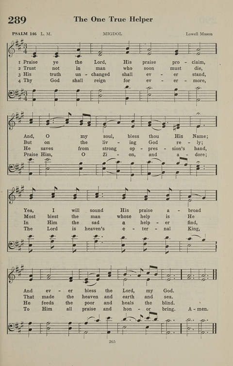The Psalter Hymnal: The Psalms and Selected Hymns page 265