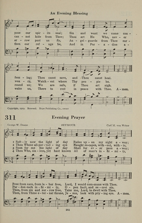 The Psalter Hymnal: The Psalms and Selected Hymns page 285