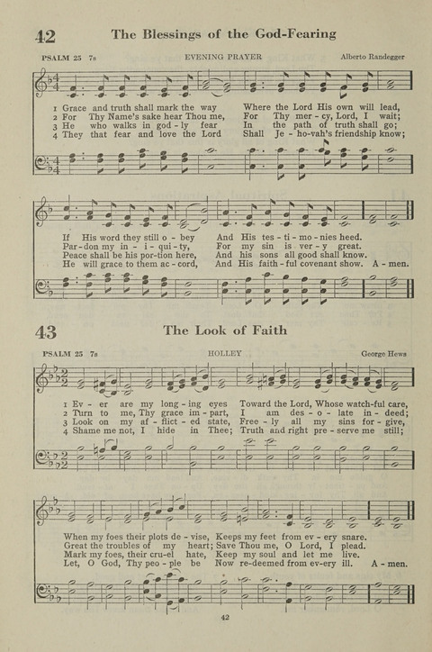 The Psalter Hymnal: The Psalms and Selected Hymns page 42