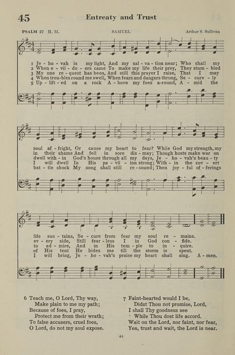 The Psalter Hymnal: The Psalms and Selected Hymns page 44
