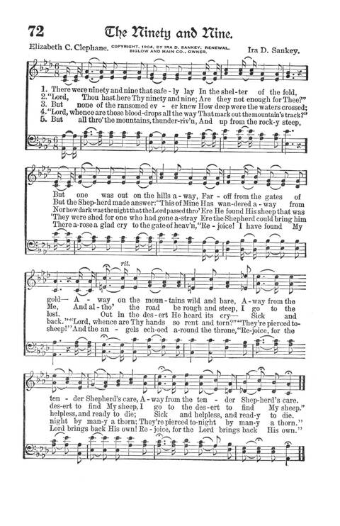 Precious Hymns page 72