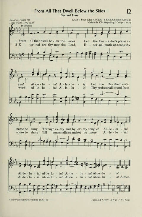 Pilgrim Hymnal page 11