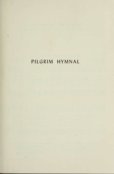 Pilgrim Hymnal page x