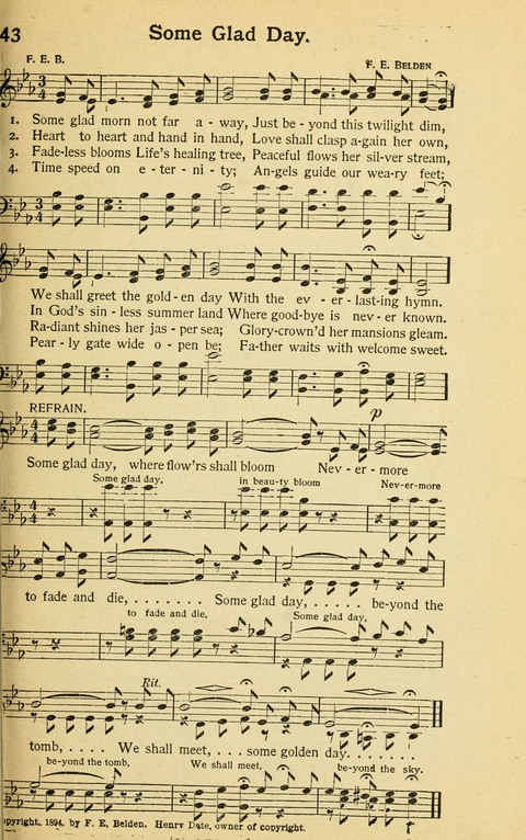 Pentecostal Hymns No. 2: a Winnowed Collection for Evangelistic Services, young people
