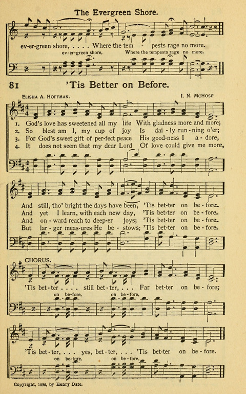 Pentecostal Hymns No. 2: a Winnowed Collection for Evangelistic Services, young people