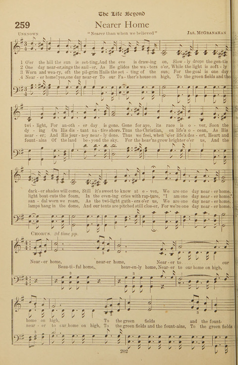 Popular Hymns No. 3: popular songs and standard hymns, suitable for the Bible school, church services, Christian Endeavor, evangelistic meetings and for the family circle page 202
