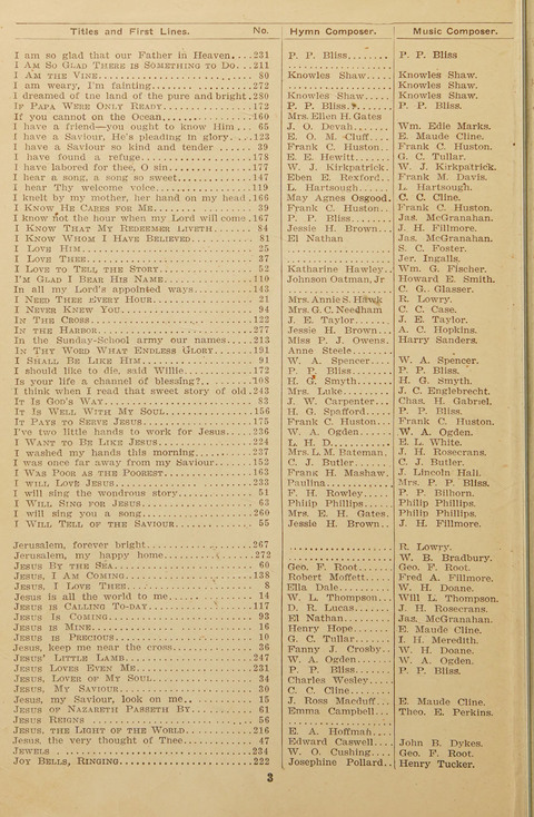 Popular Hymns No. 3: popular songs and standard hymns, suitable for the Bible school, church services, Christian Endeavor, evangelistic meetings and for the family circle page 250