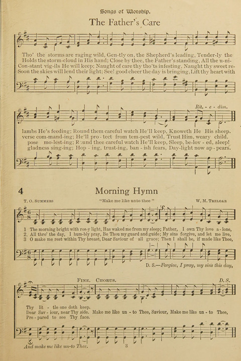 Popular Hymns No. 3: popular songs and standard hymns, suitable for the Bible school, church services, Christian Endeavor, evangelistic meetings and for the family circle page 3