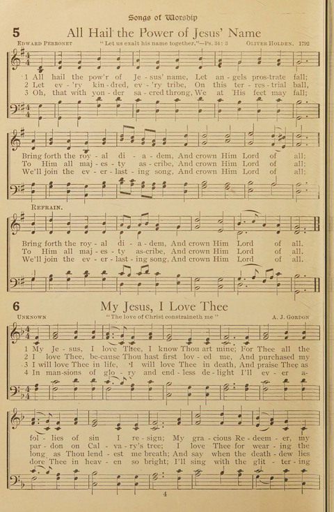 Popular Hymns No. 3: popular songs and standard hymns, suitable for the Bible school, church services, Christian Endeavor, evangelistic meetings and for the family circle page 4
