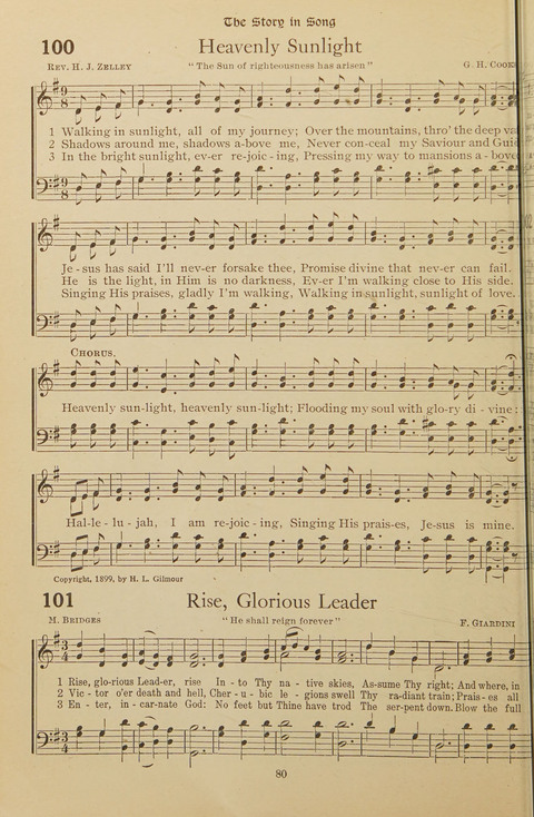 Popular Hymns No. 3: popular songs and standard hymns, suitable for the Bible school, church services, Christian Endeavor, evangelistic meetings and for the family circle page 80