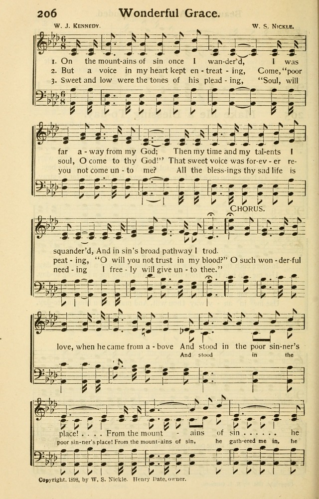Pentecostal Hymns Nos. 3 and 4 Combined page 206