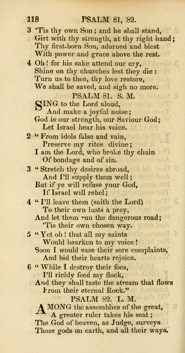 Psalms and Hymns Adapted to Public Worship, and Approved by the General Assembly of the Presbyterian Church in the United States of America page 120