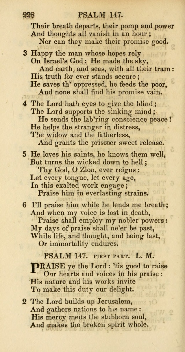 Psalms and Hymns Adapted to Public Worship, and Approved by the General Assembly of the Presbyterian Church in the United States of America page 230