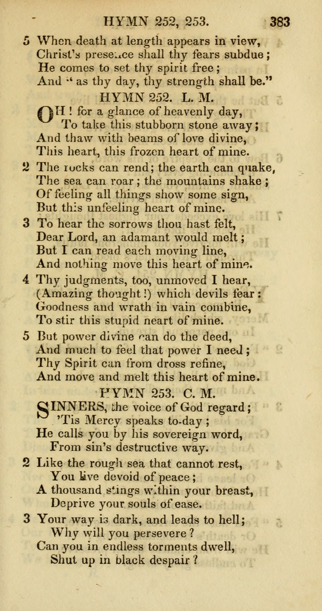 Psalms and Hymns Adapted to Public Worship, and Approved by the General Assembly of the Presbyterian Church in the United States of America page 385