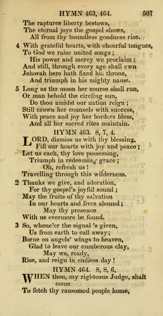 Psalms and Hymns Adapted to Public Worship, and Approved by the General Assembly of the Presbyterian Church in the United States of America page 509