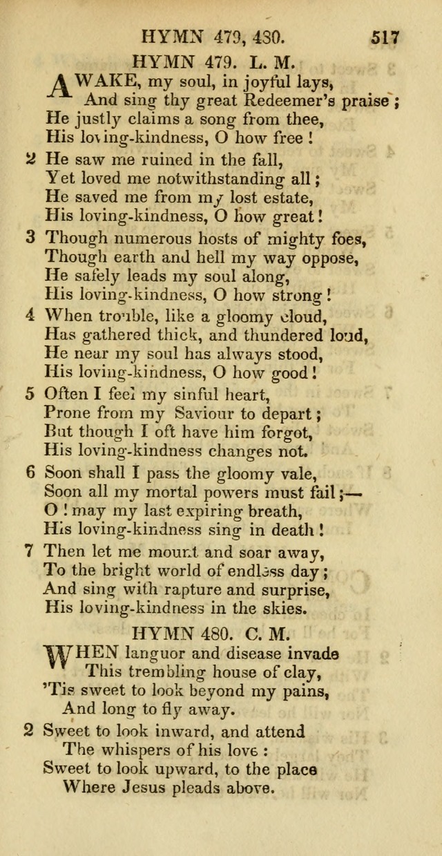 Psalms and Hymns Adapted to Public Worship, and Approved by the General Assembly of the Presbyterian Church in the United States of America page 519