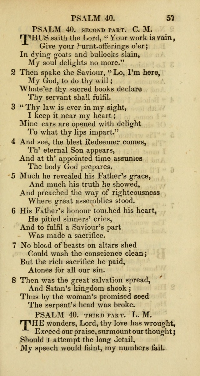 Psalms and Hymns Adapted to Public Worship, and Approved by the General Assembly of the Presbyterian Church in the United States of America page 59