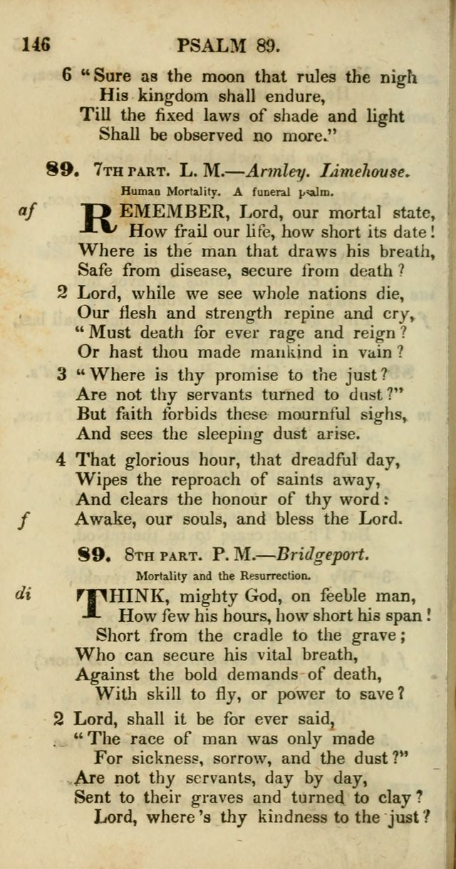 Psalms and Hymns, Adapted to Public Worship: and approved by the General Assembly of the Presbyterian Church in the United States of America: the latter being arranged according to subjects... page 146