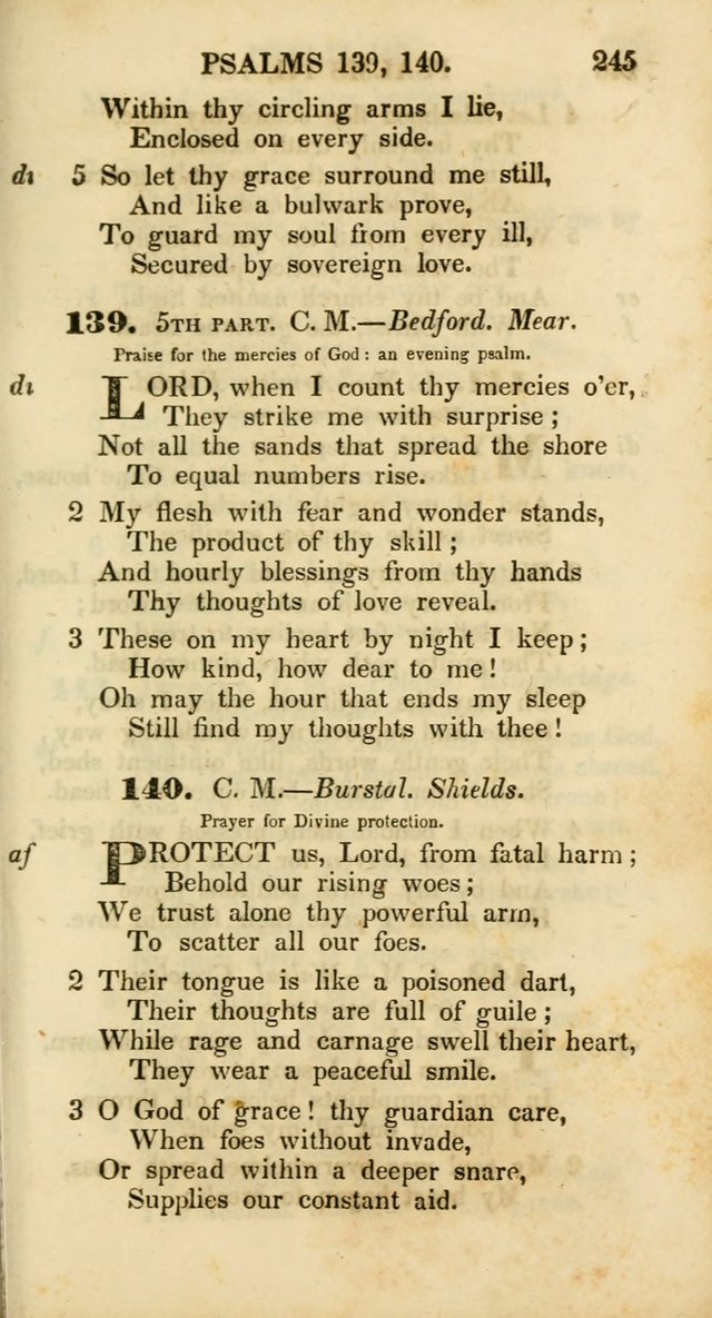 Psalms and Hymns, Adapted to Public Worship: and approved by the General Assembly of the Presbyterian Church in the United States of America: the latter being arranged according to subjects... page 245