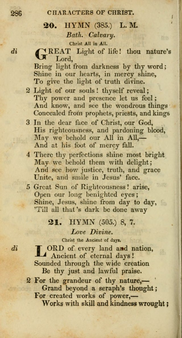 Psalms and Hymns, Adapted to Public Worship: and approved by the General Assembly of the Presbyterian Church in the United States of America: the latter being arranged according to subjects... page 286