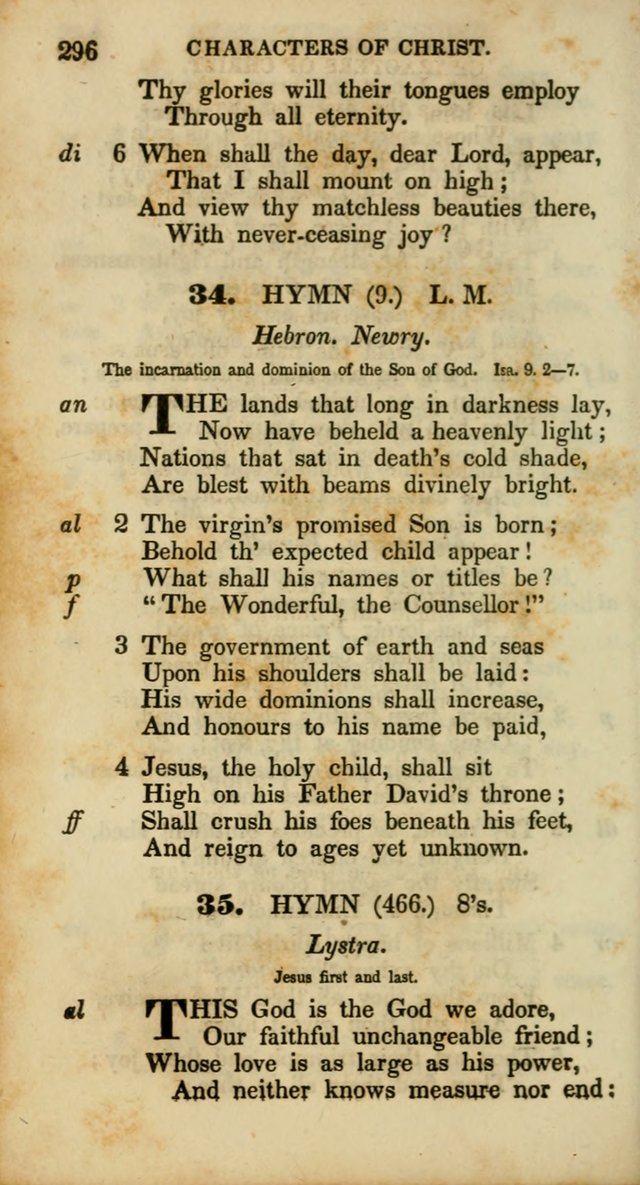 Psalms and Hymns, Adapted to Public Worship: and approved by the General Assembly of the Presbyterian Church in the United States of America: the latter being arranged according to subjects... page 296