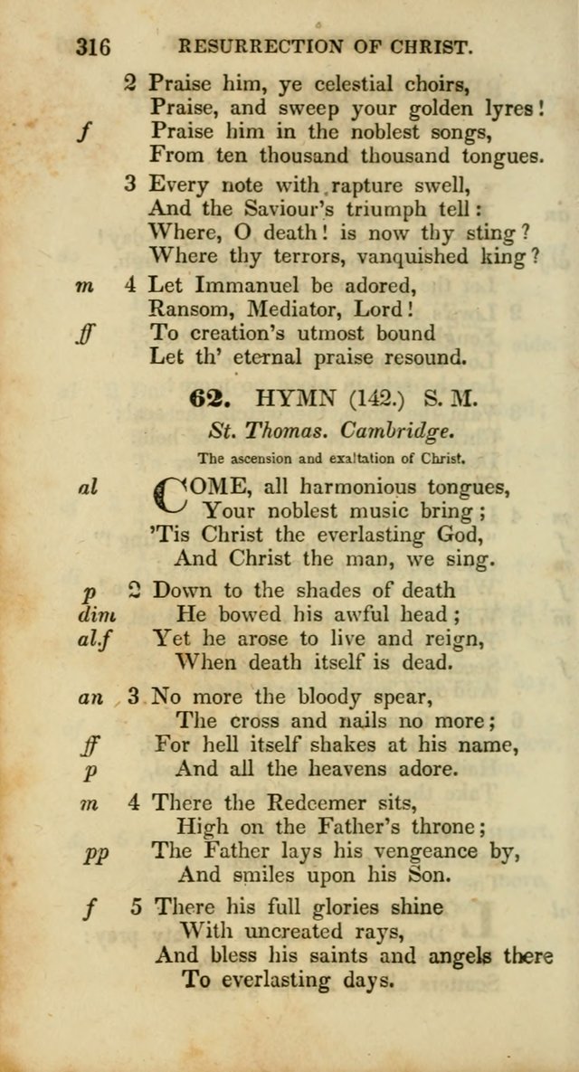 Psalms and Hymns, Adapted to Public Worship: and approved by the General Assembly of the Presbyterian Church in the United States of America: the latter being arranged according to subjects... page 316