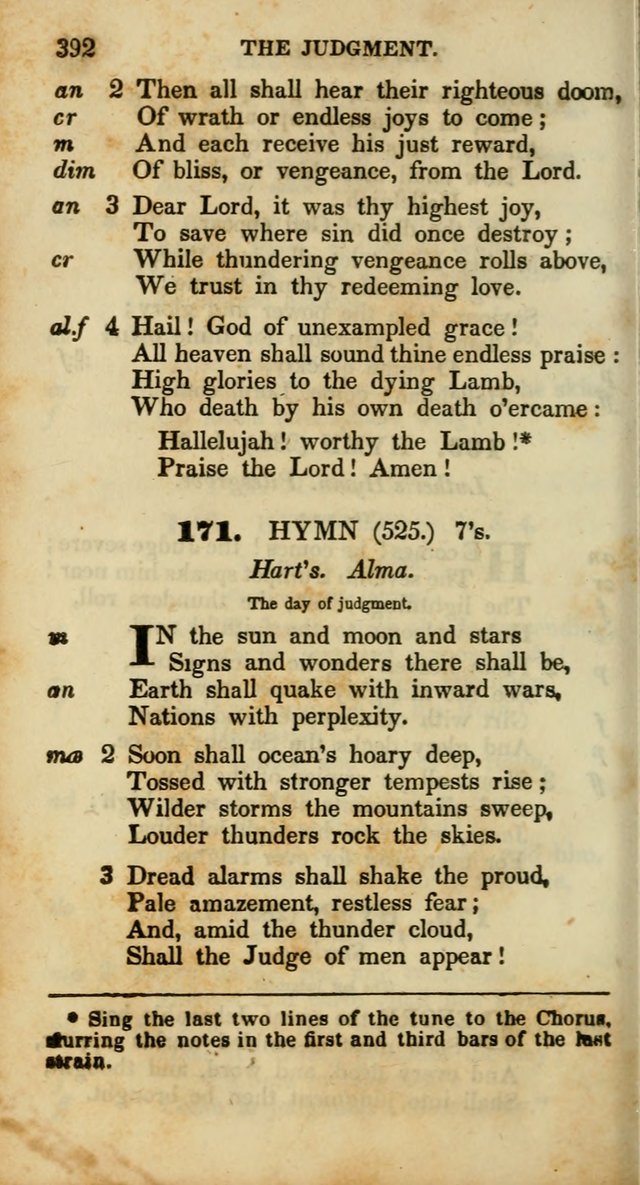 Psalms and Hymns, Adapted to Public Worship: and approved by the General Assembly of the Presbyterian Church in the United States of America: the latter being arranged according to subjects... page 392