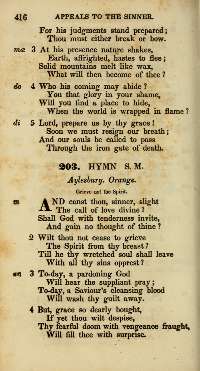 Psalms and Hymns, Adapted to Public Worship: and approved by the General Assembly of the Presbyterian Church in the United States of America: the latter being arranged according to subjects... page 416
