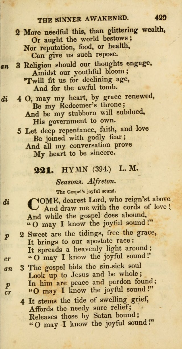 Psalms and Hymns, Adapted to Public Worship: and approved by the General Assembly of the Presbyterian Church in the United States of America: the latter being arranged according to subjects... page 429