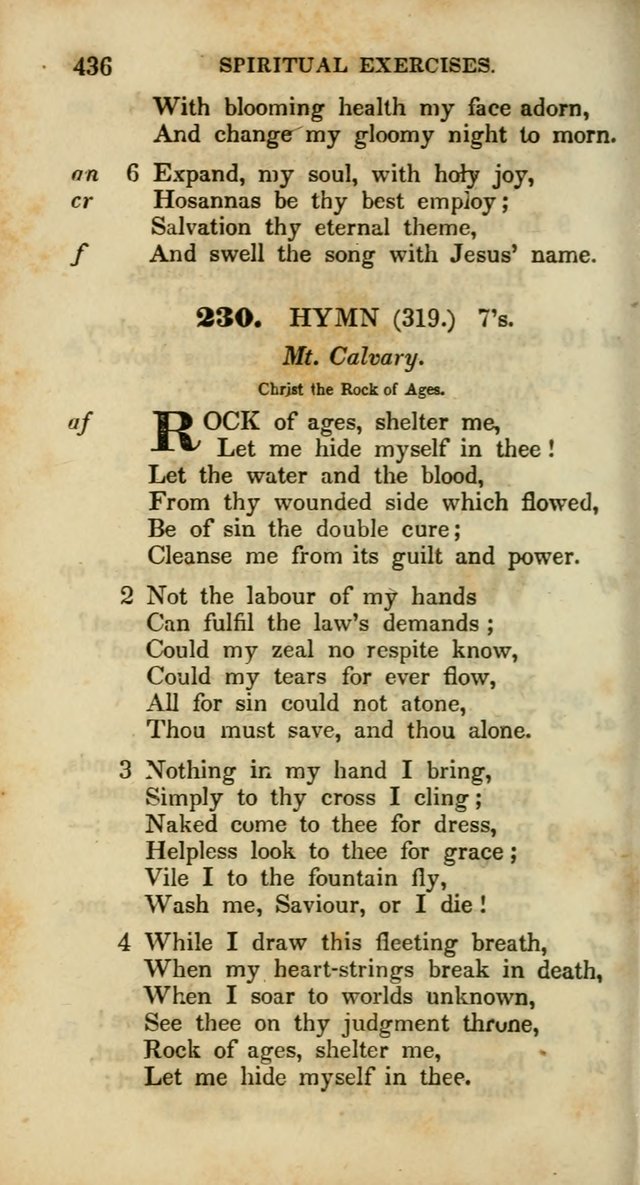 Psalms and Hymns, Adapted to Public Worship: and approved by the General Assembly of the Presbyterian Church in the United States of America: the latter being arranged according to subjects... page 436