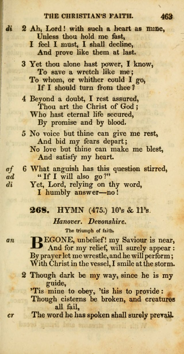Psalms and Hymns, Adapted to Public Worship: and approved by the General Assembly of the Presbyterian Church in the United States of America: the latter being arranged according to subjects... page 465