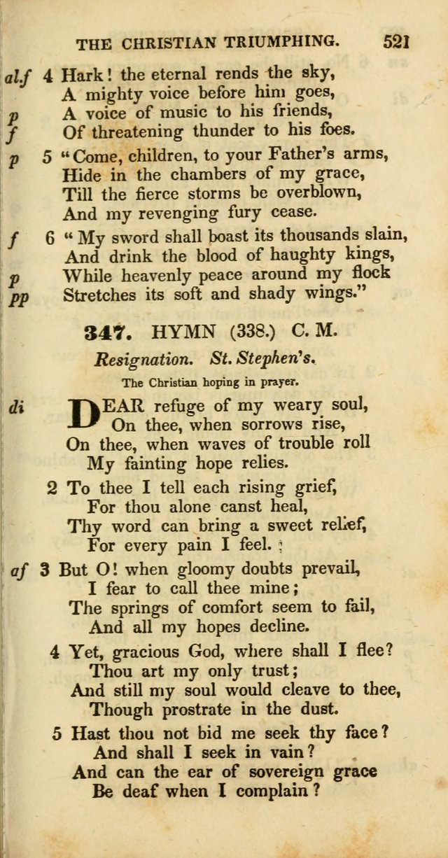 Psalms and Hymns, Adapted to Public Worship: and approved by the General Assembly of the Presbyterian Church in the United States of America: the latter being arranged according to subjects... page 523