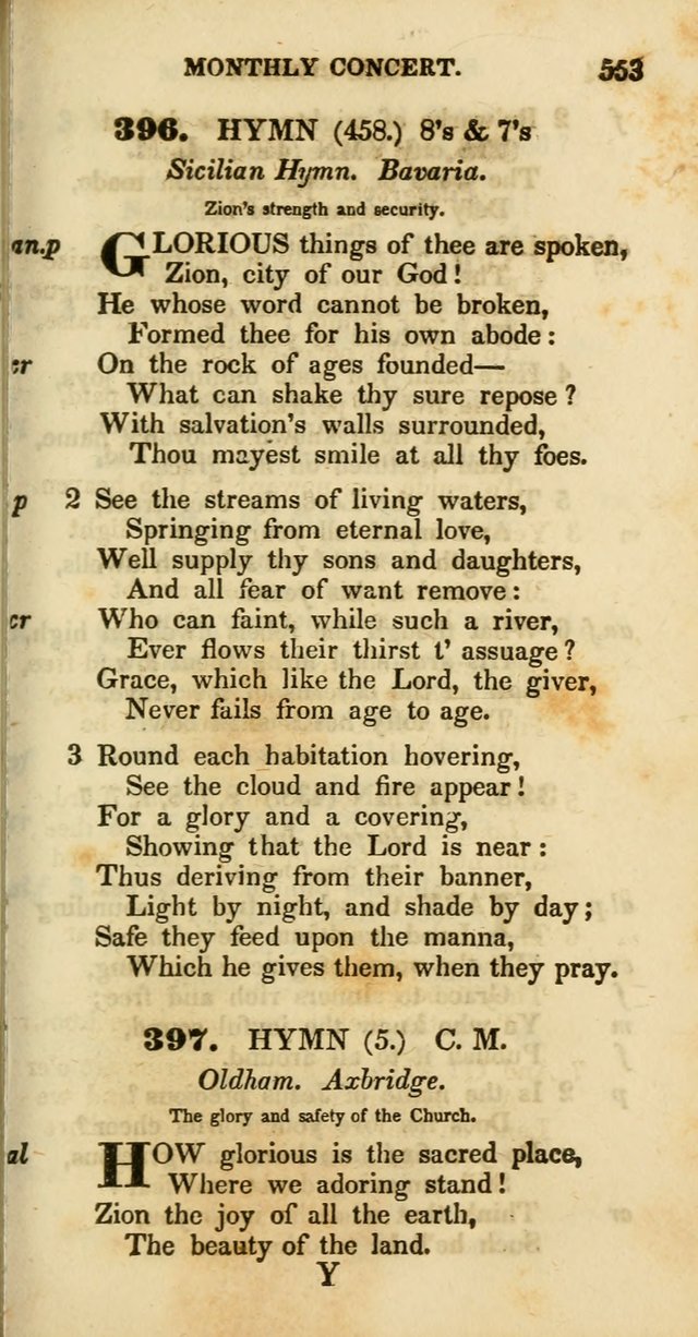 Psalms and Hymns, Adapted to Public Worship: and approved by the General Assembly of the Presbyterian Church in the United States of America: the latter being arranged according to subjects... page 555