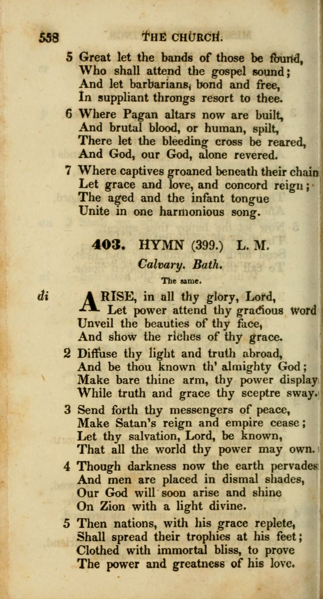 Psalms and Hymns, Adapted to Public Worship: and approved by the General Assembly of the Presbyterian Church in the United States of America: the latter being arranged according to subjects... page 560