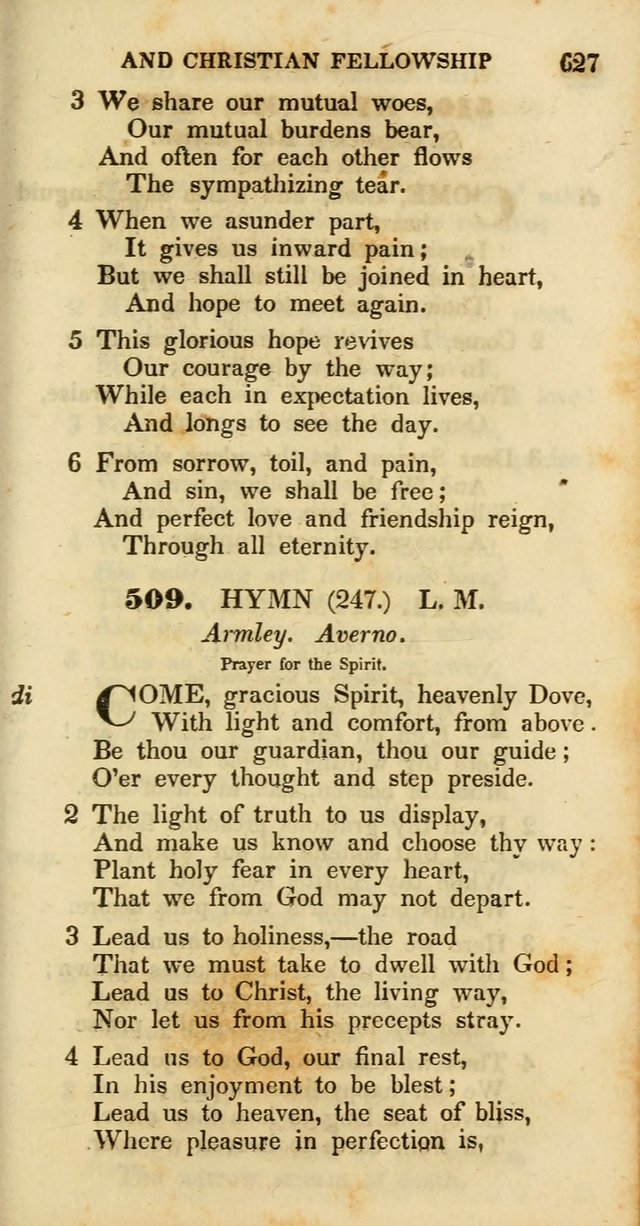 Psalms and Hymns, Adapted to Public Worship: and approved by the General Assembly of the Presbyterian Church in the United States of America: the latter being arranged according to subjects... page 629